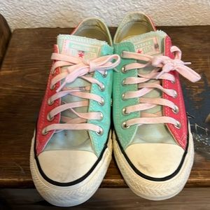 They are labeled size 7, but feel more like a size 7 1/2